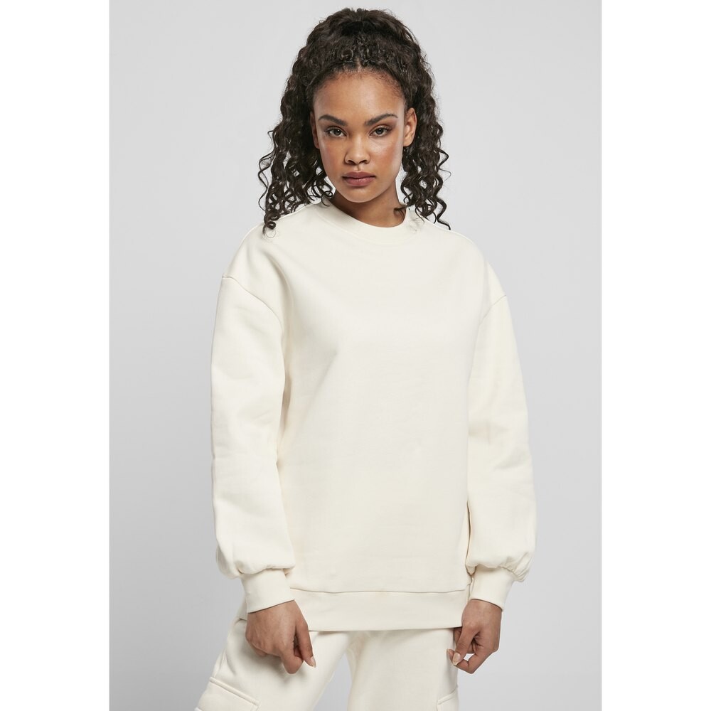 

Толстовка Urban Classics Organic Oversized Crew Big, белый