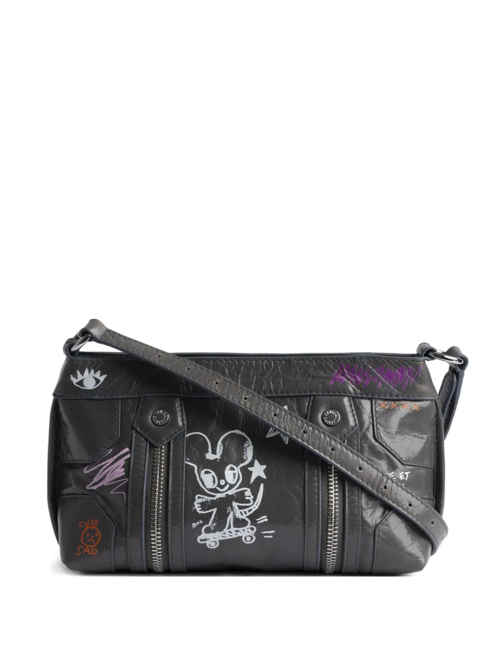 

Сумка через плечо X Humberto Cruz Sunny Mood Zadig&Voltaire, серый