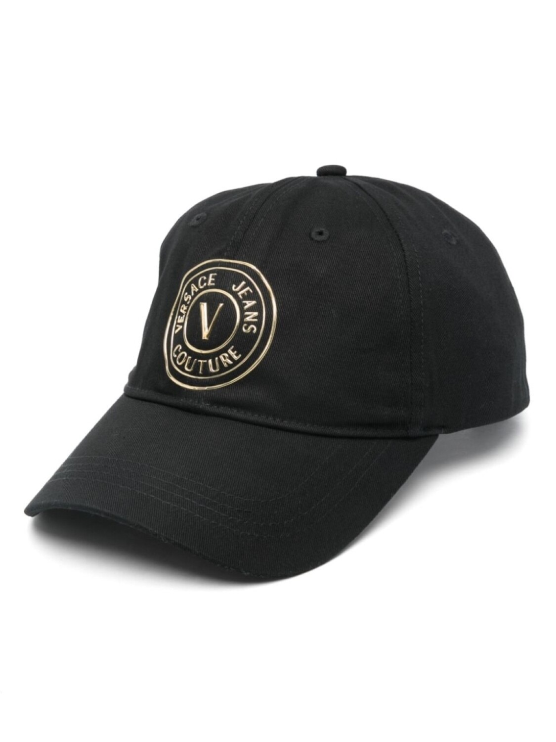 

Бейсболка с рельефным логотипом Versace Jeans Couture, черный