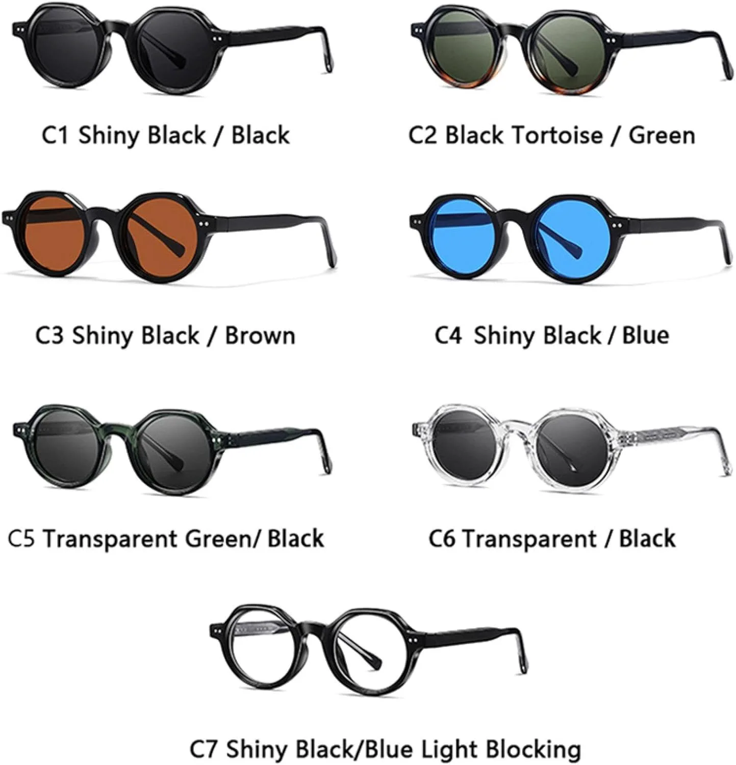 

Овальные женские солнцезащитные очки с заклепками, мужские панк-очки, темно-зеленые солнцезащитные очки с защитой от УФ-излучения UV400 DSVIGF, Black Grey