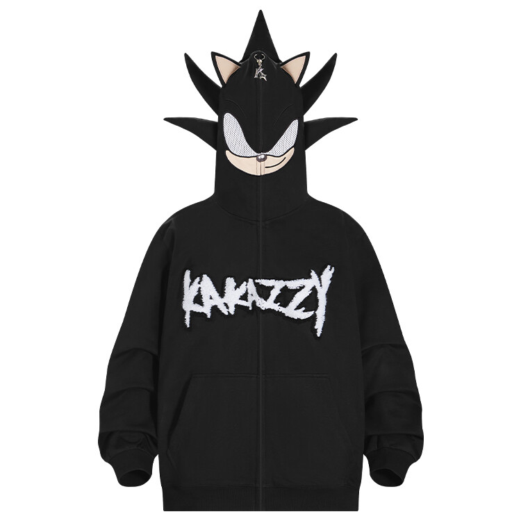 

Толстовка унисекс черная Kakazzy, черный