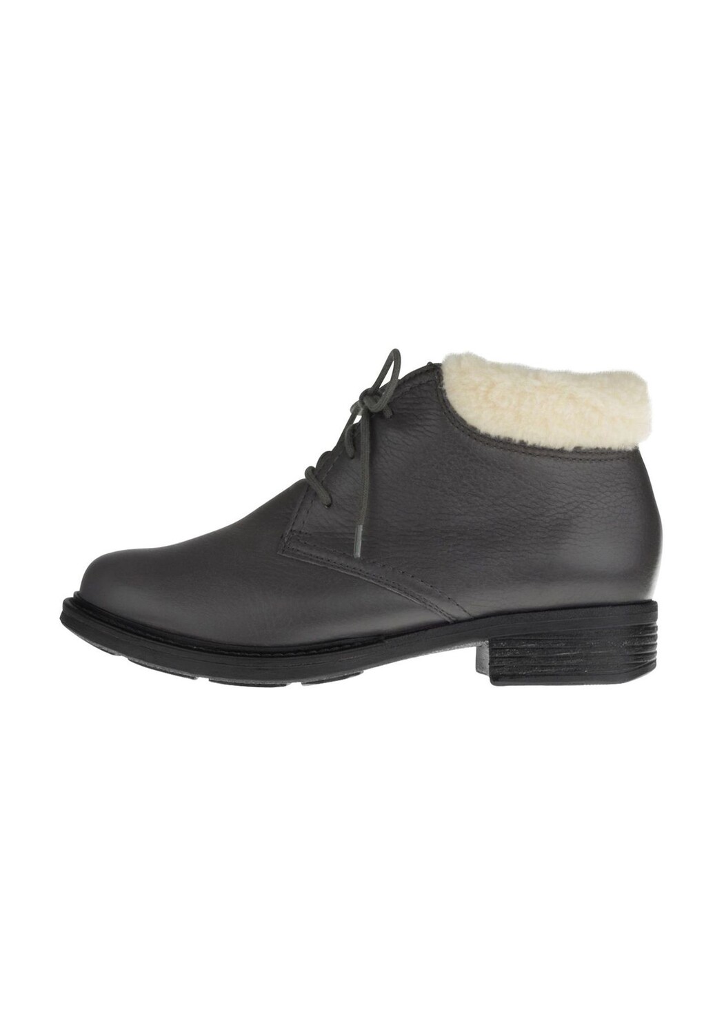 

Ботильоны Sinja на шнуровке и уютной теплой подкладке Natural Feet, серый