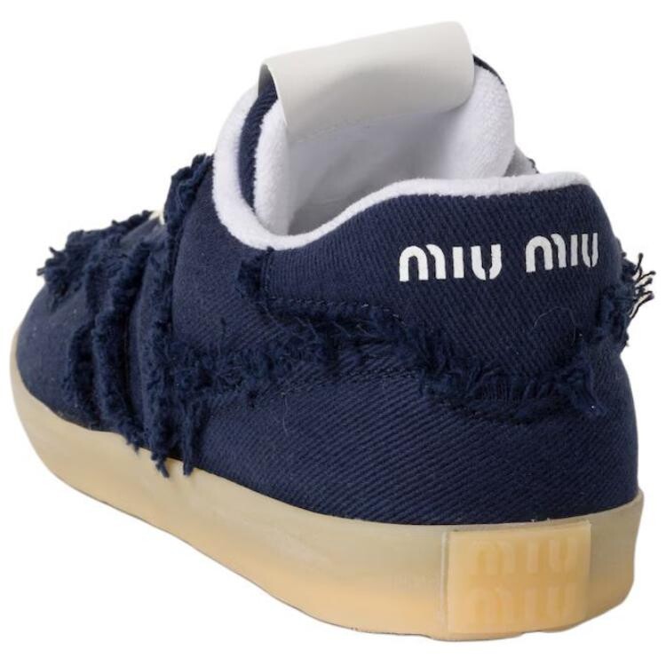 Кроссовки женские низкие Miu Miu, синий — фото 4