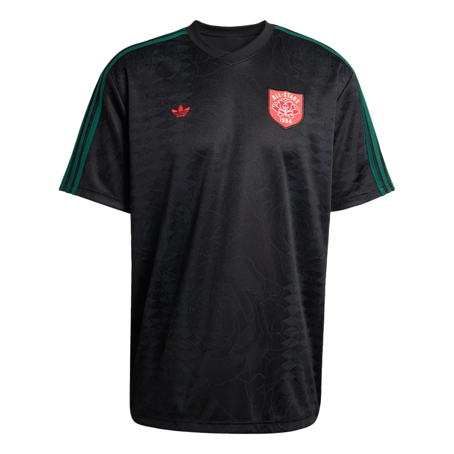 Футболка Adidas Originals Jersey Roses черного цвета