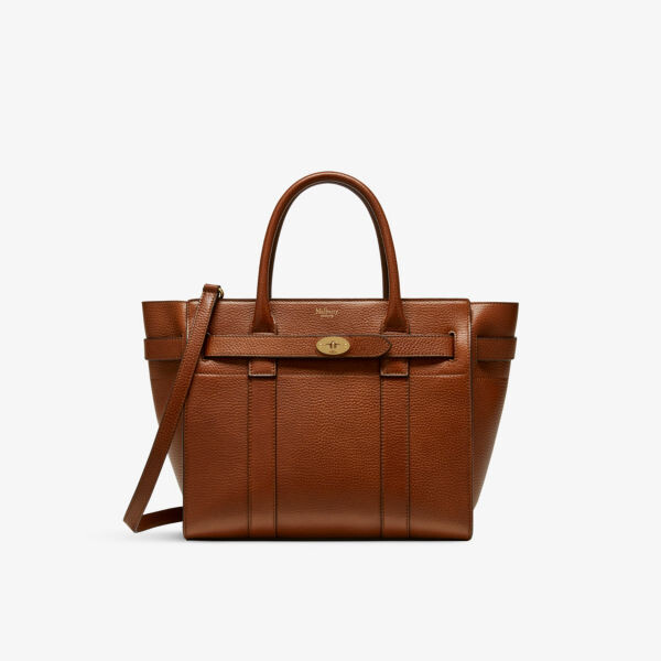 

Маленькая кожаная сумка через плечо Bayswater Mulberry, цвет oak