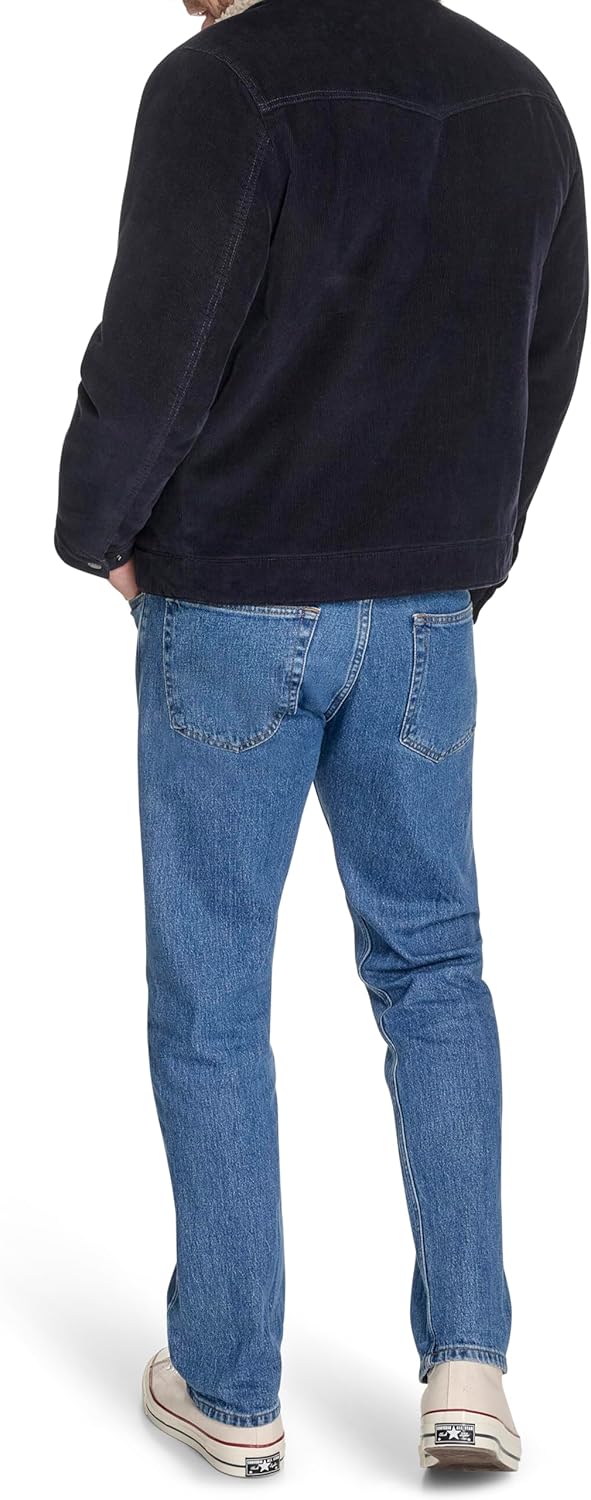 Мужская джинсовая куртка Levi's Cotton Trucker, Navy Corduroy — фото 3
