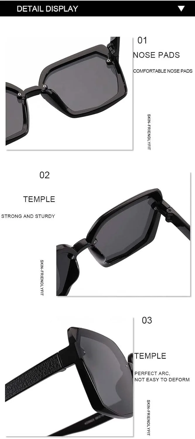 

Солнцезащитные очки XINXIN в стиле интернет-знаменитости для уличной фотосъемки, большая оправа, декоративные очки для отдыха и съемок (Цвет: G, Размер: Средний), G