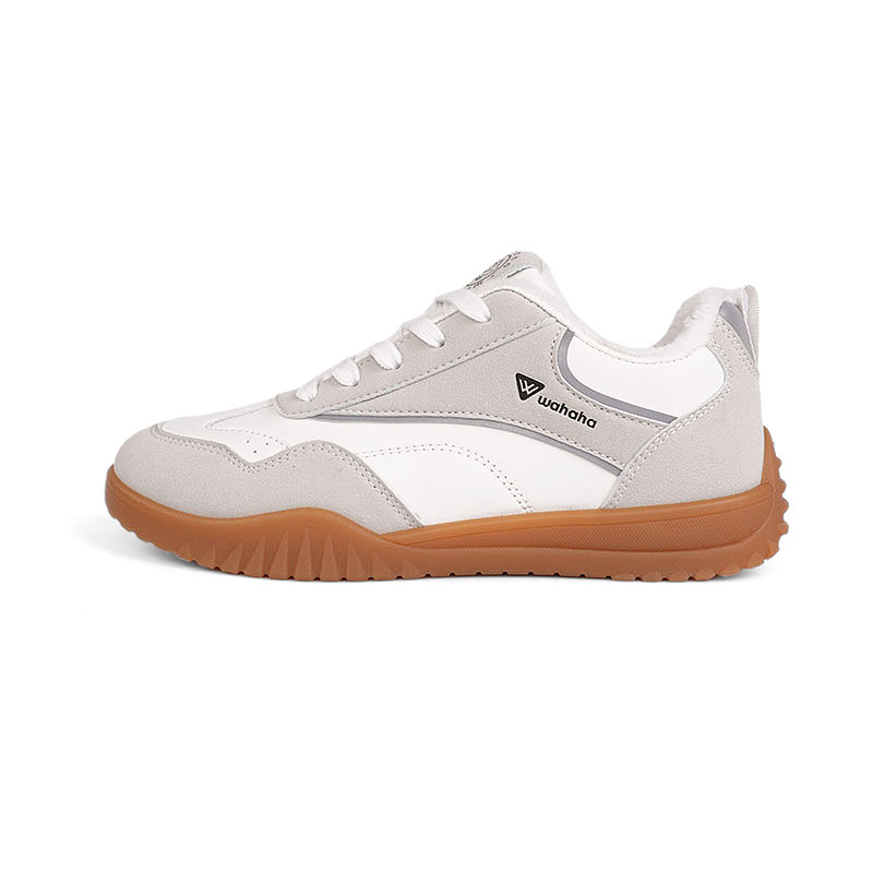 

Термическая защита Легкие нескользящие низкие кеды для скейтбординга Unisex белый серый WAHAHA, белый серый[Fleece-Lined]