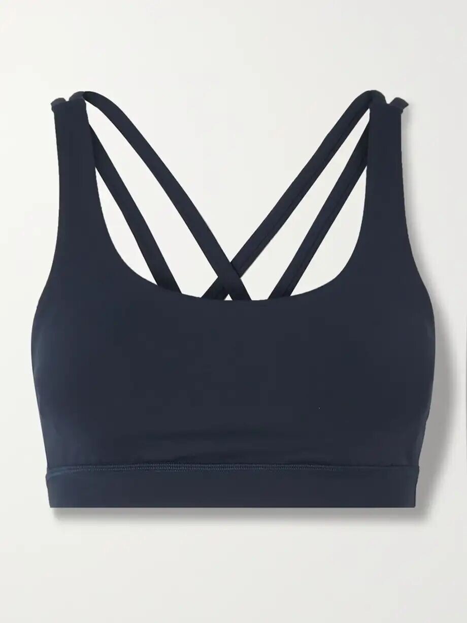 

Спортивный бюстгальтер Energy Luxtreme Lululemon, темно-синий