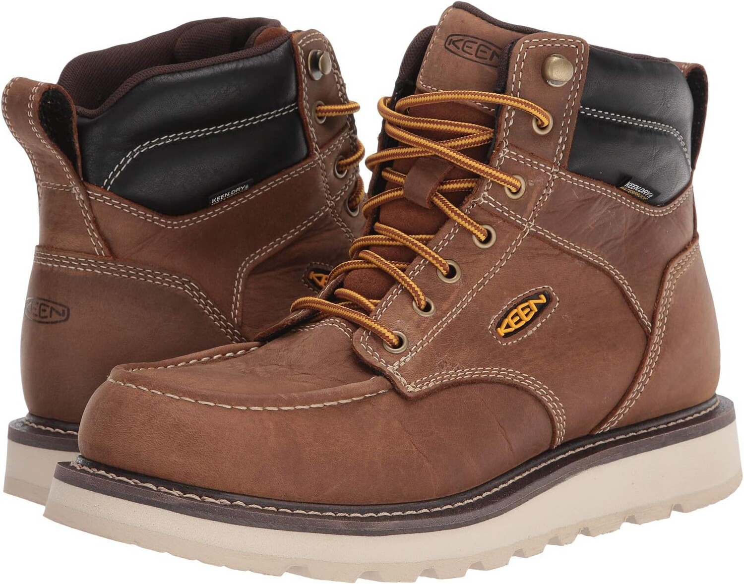 

Рабочая обувь водонепроницаемая с мягким носком Cincinnati 6" Waterproof (Soft Toe) KEEN Utility, цвет Belgian/Sandshell