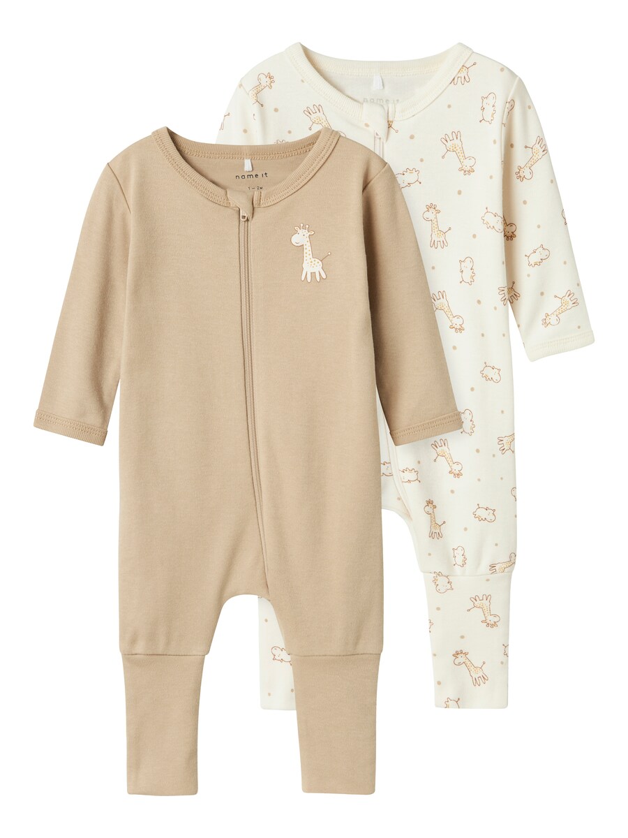 

Пижама NAME IT, цвет Cream/Camel