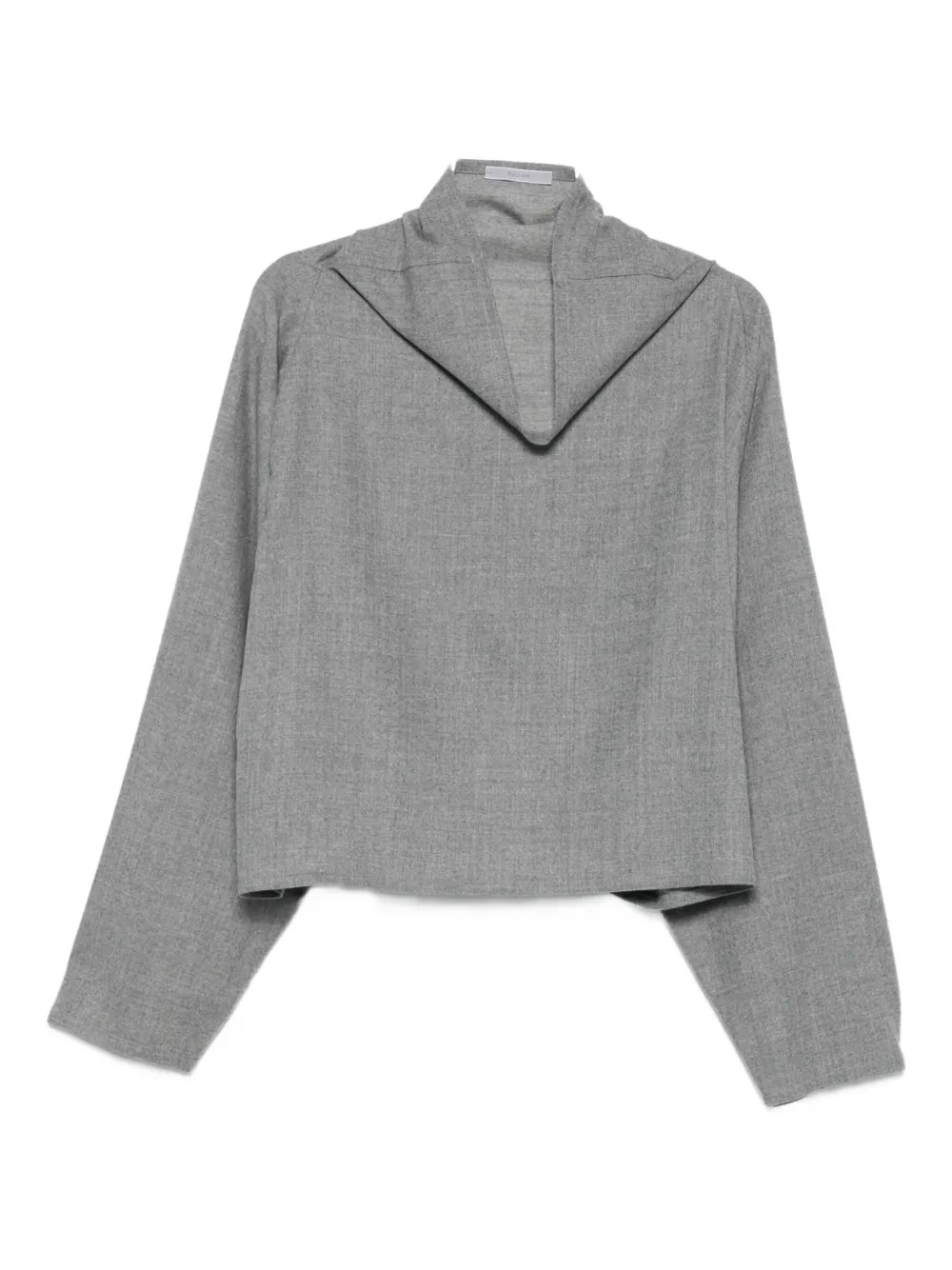 

Топ свободного кроя с высоким воротом Dusan, серый