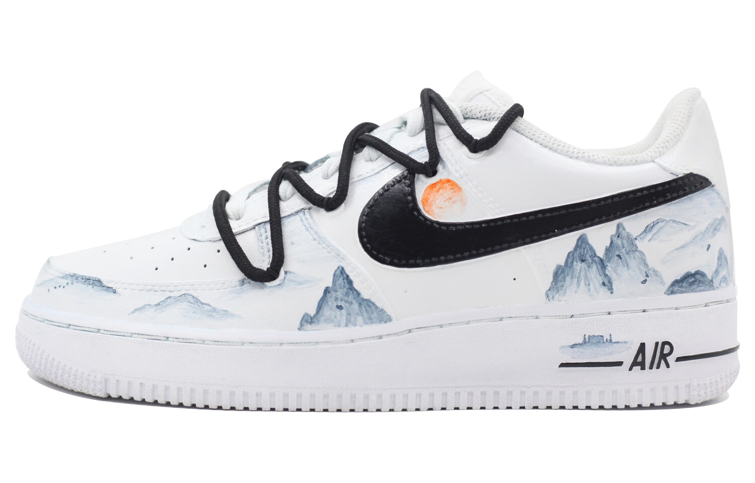 

Кроссовки Nike Air Force 1 Skateboarding Shoes Unisex Low-top Blue/White, синий