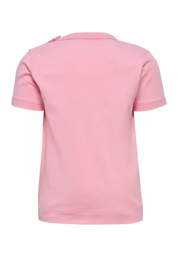 Футболка jocha ss с принтом Hummel, Candy Pink — фото 2