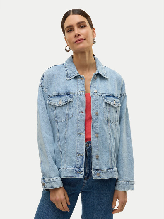 

Свободный крой джинсовой куртки Tessa 10329868 Vero Moda, синий