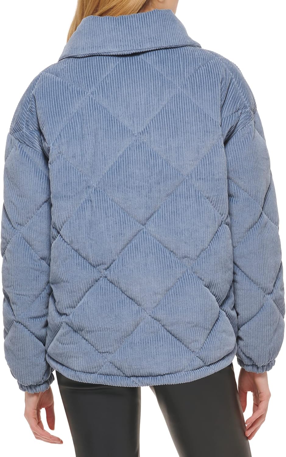 Женская куртка Levi's из стеганого вельвета, темно-голубой — фото 2
