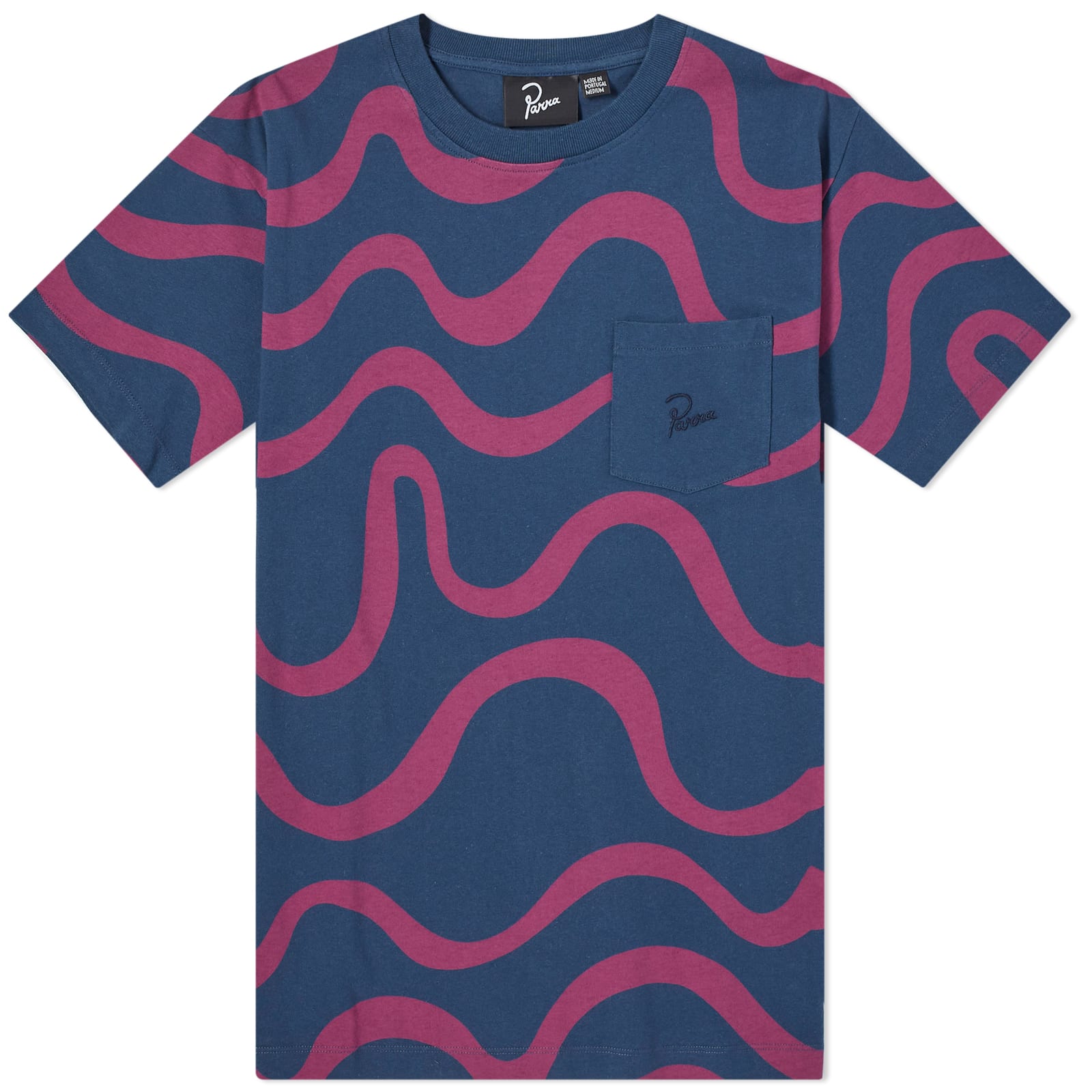 

Лонгслив By Parra Sound Waved T-Shirt, цвет Navy Blue