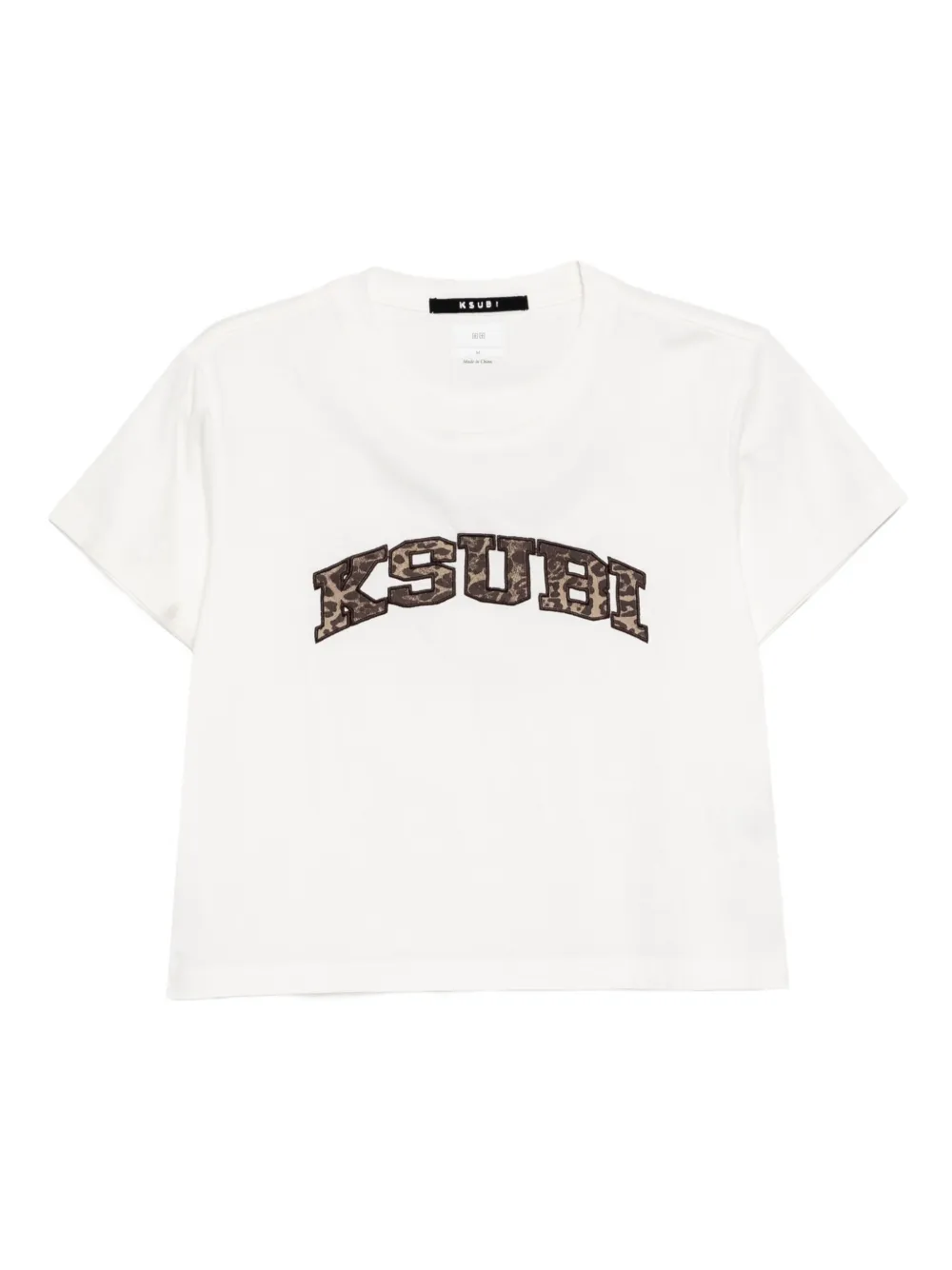 

Футболка с вышитым логотипом Ksubi, белый