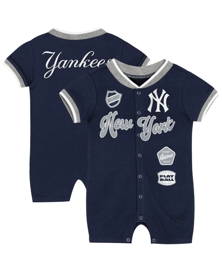 Детский комбинезон New York Yankees темно-синего цвета для мальчиков и девочек Outerstuff