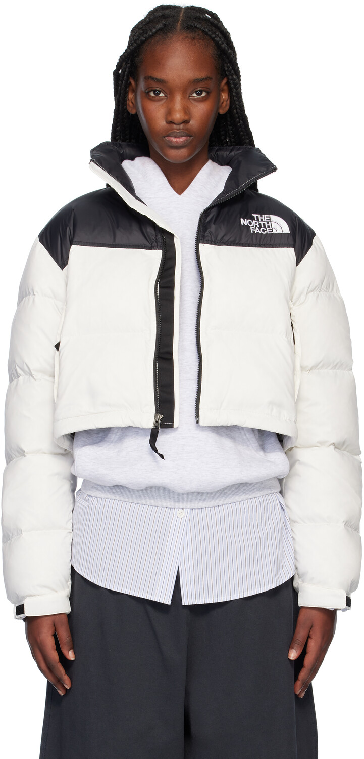 

Бело-черная куртка Nuptse hort Down The North Face