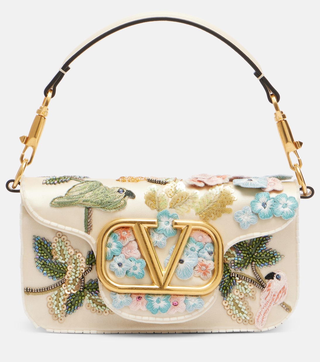 

Locò Маленькая кожаная сумка через плечо Valentino Garavani, Multicolor/Light Ivory