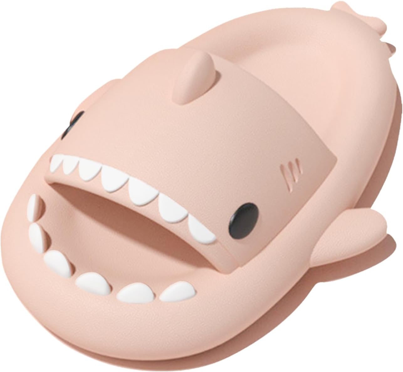 

Шлепанцы rosyclo Shark для женщин и мужчин, милые тапочки с акулой для взрослых и молодежи, мягкие легкие летние с антискользящей толстой подошвой, для пляжа, дома, с амортизирующей подошвой, для душа, для улицы и дома, розовый