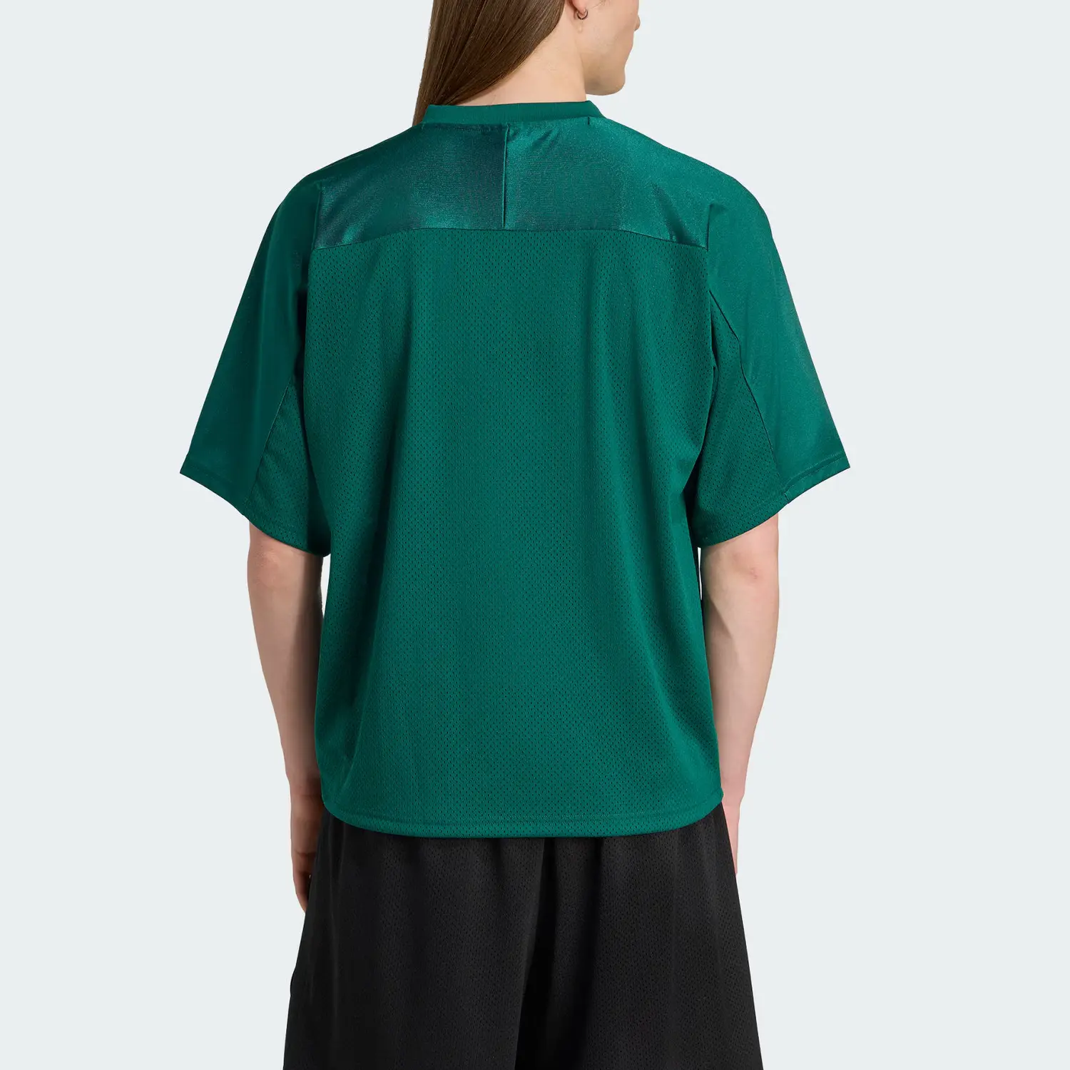 Футболка Adidas с V-образным вырезом Adidas Originals, зеленый — фото 4