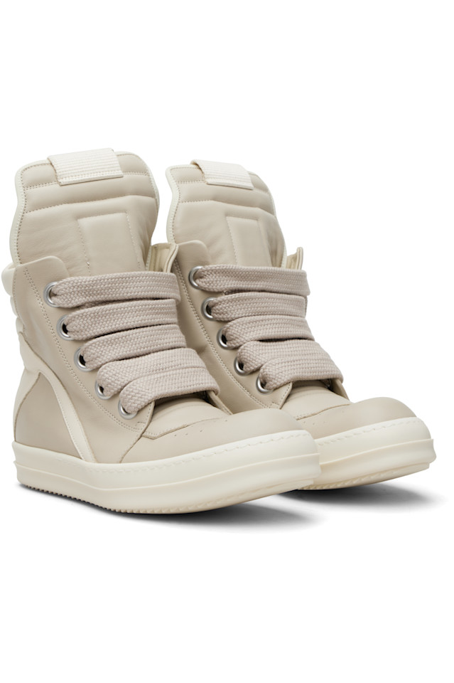 Rick Owens Кроссовки Off White Temple Jumbolace Geobasket — фото 4