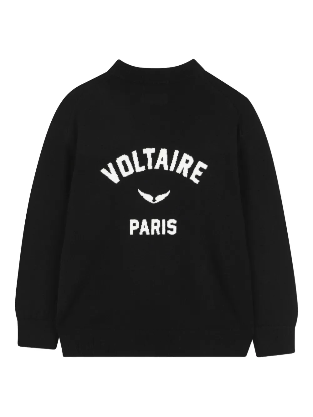 

Свитер с логотипом Zadig & Voltaire Kids, черный