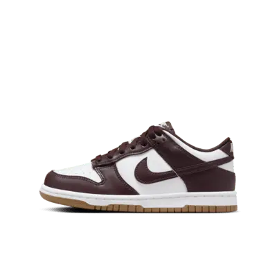 

Кроссовки Nike Dunk Low, цвет White/Gum Light Brown/Burgundy Crush