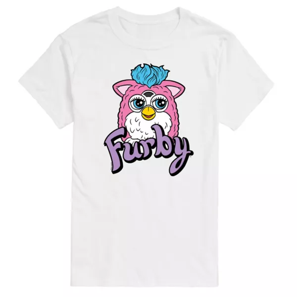 

Мужская футболка Furby с логотипом Hasbro, белый