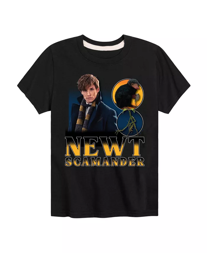 

Футболка с принтом Newt Scamander из Гарри Поттера для мальчиков Harry Potter, черный