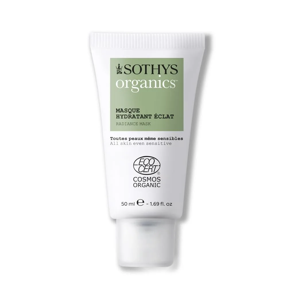Маска для лица Sothys — Organics Radiance Mask, увлажняющая органическая с березовым соком для чувствительной, 50 мл
