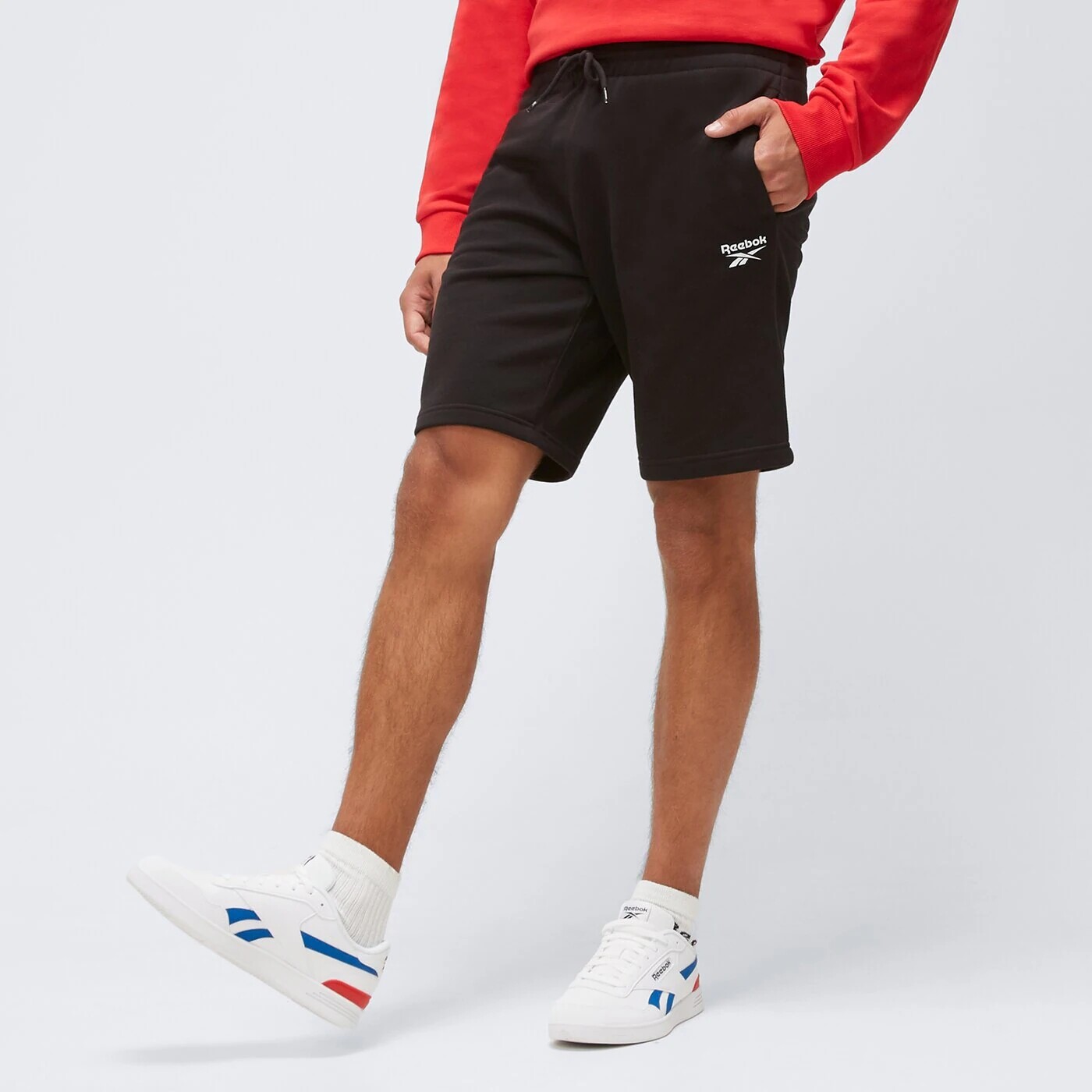 Шорты Reebok с логотипом, черный