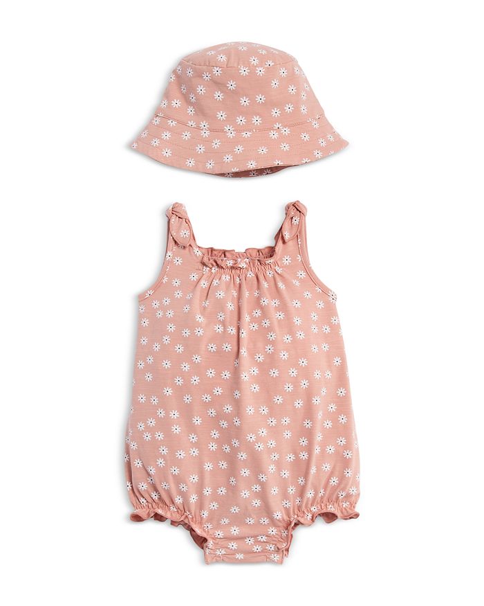 

Детский комплект из ромпера и шапочки для девочки, Slub Knit - Эксклюзив Bloomie's Baby, фиолетовый