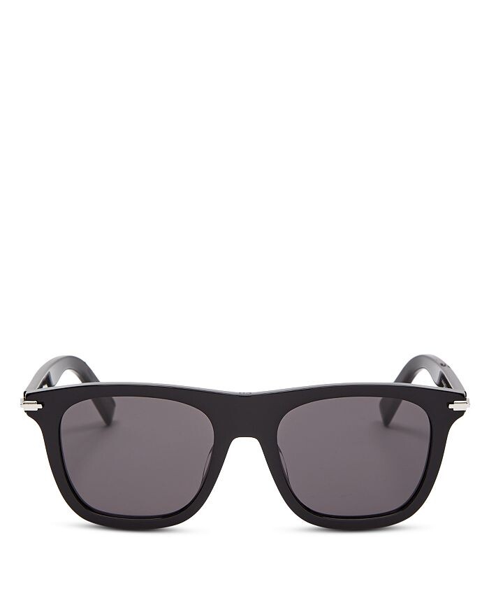Солнцезащитные очки DIOR Dior Blacksuit S13I, 53 мм, квадратные, 53 мм, черный — фото 4