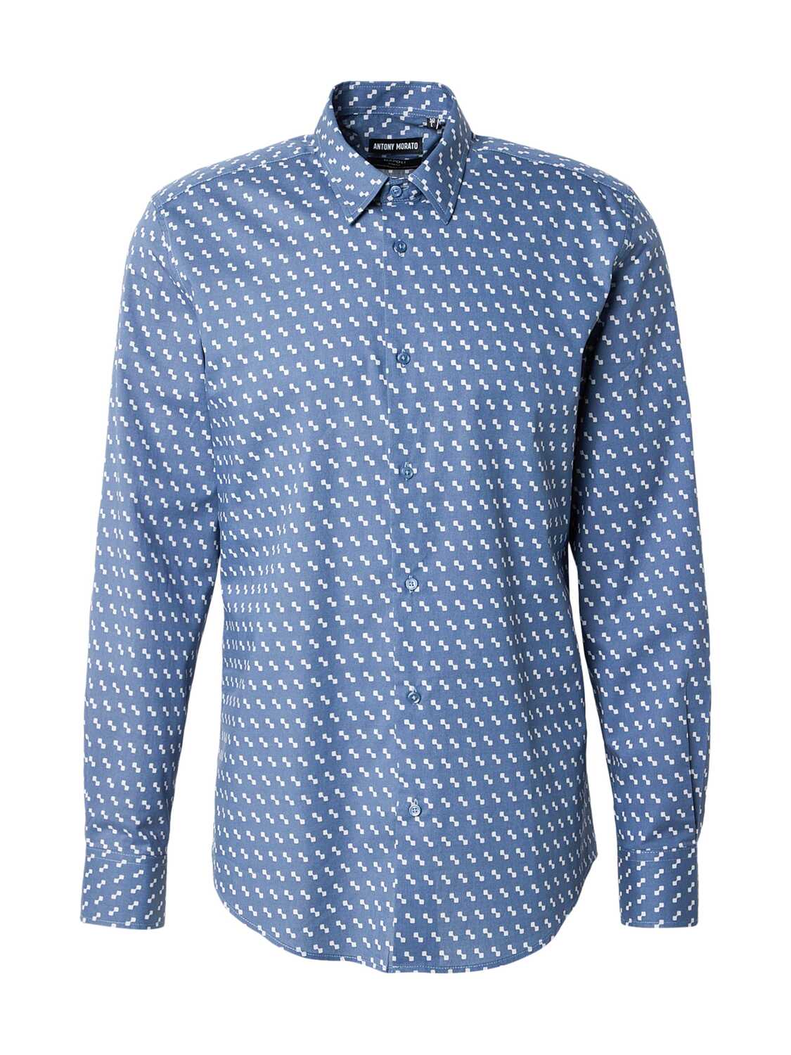 

ANTONY MORATO Рубашка 'NAPOLI' приталенная на пуговицах в цвете сапфир