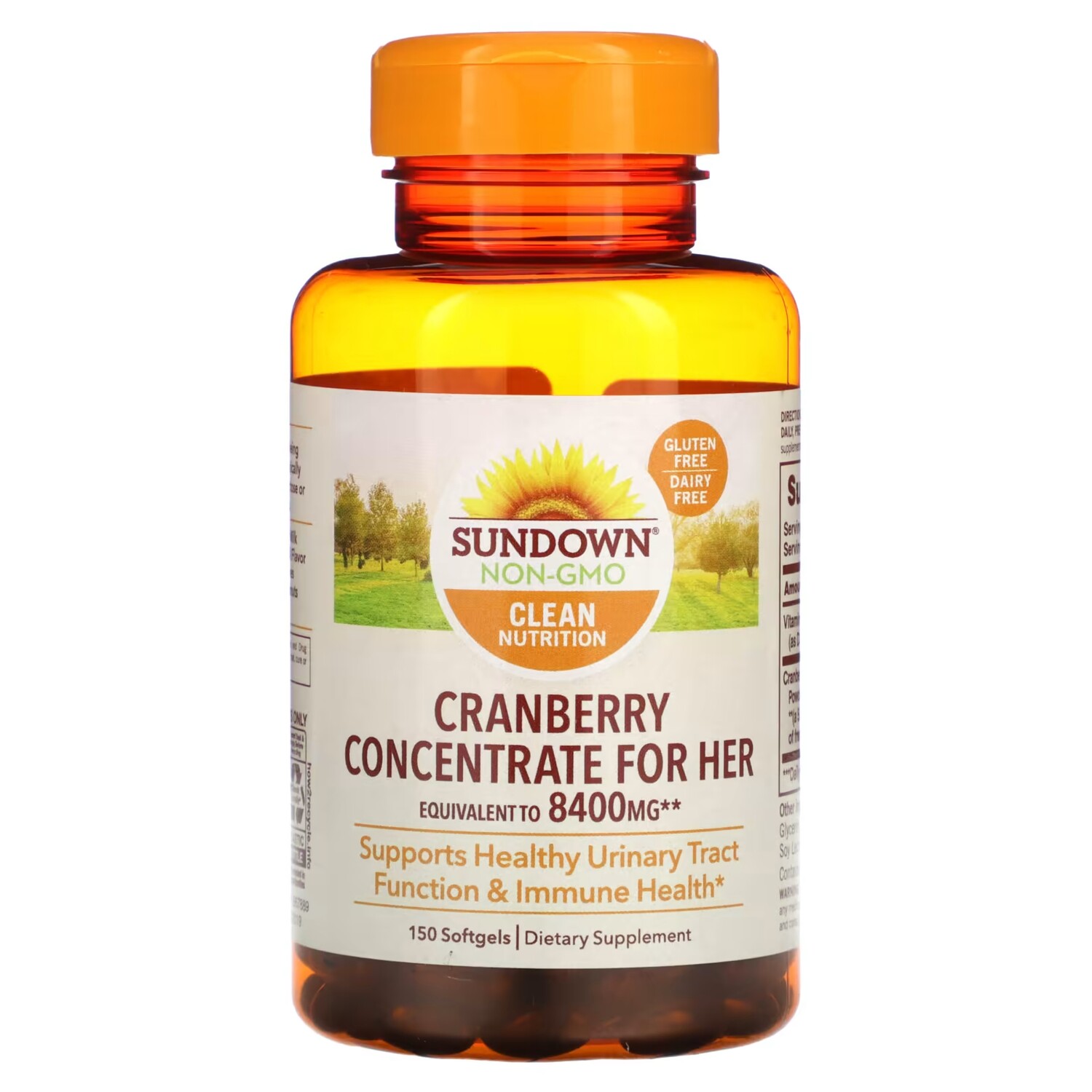 

Концентрат клюквы Sundown Naturals для нее, 150 таблеток