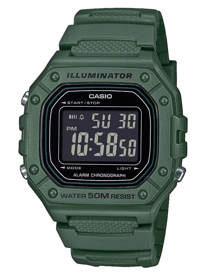 

Casio Мужские цифровые часы, темно-зеленые