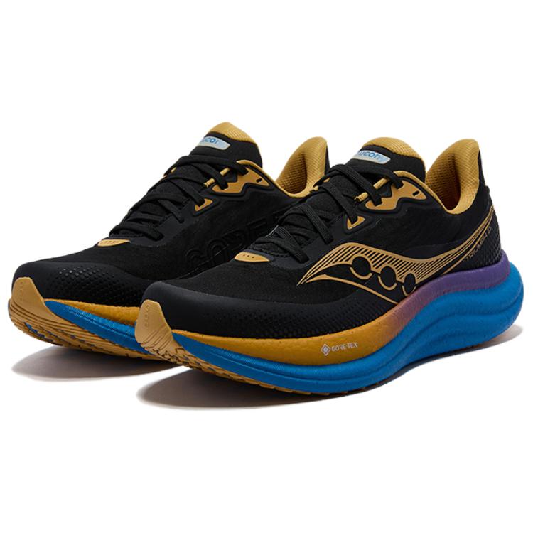 Saucony Триумф Виктори 23 Беговые кроссовки Унисекс Черно-коричневые, цвет Black Brown — фото 4