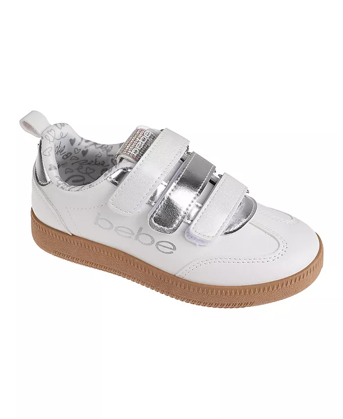 

Детские низкие кроссовки Multi Metallic для девочек Bebe, белый
