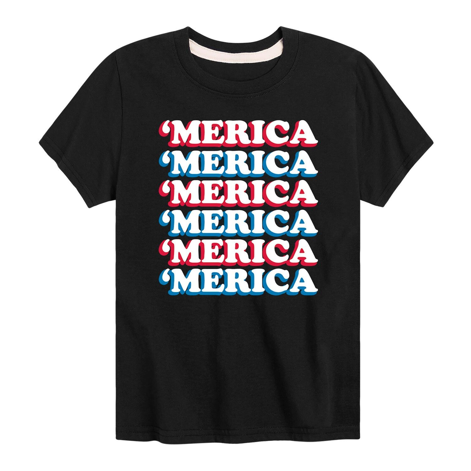 

Футболка с рисунком Patriotic Merica для мальчиков 8–20 лет Licensed Character