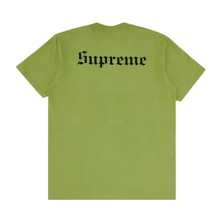 Футболка Supreme "Белоснежка" цвета "Мох" — фото 2