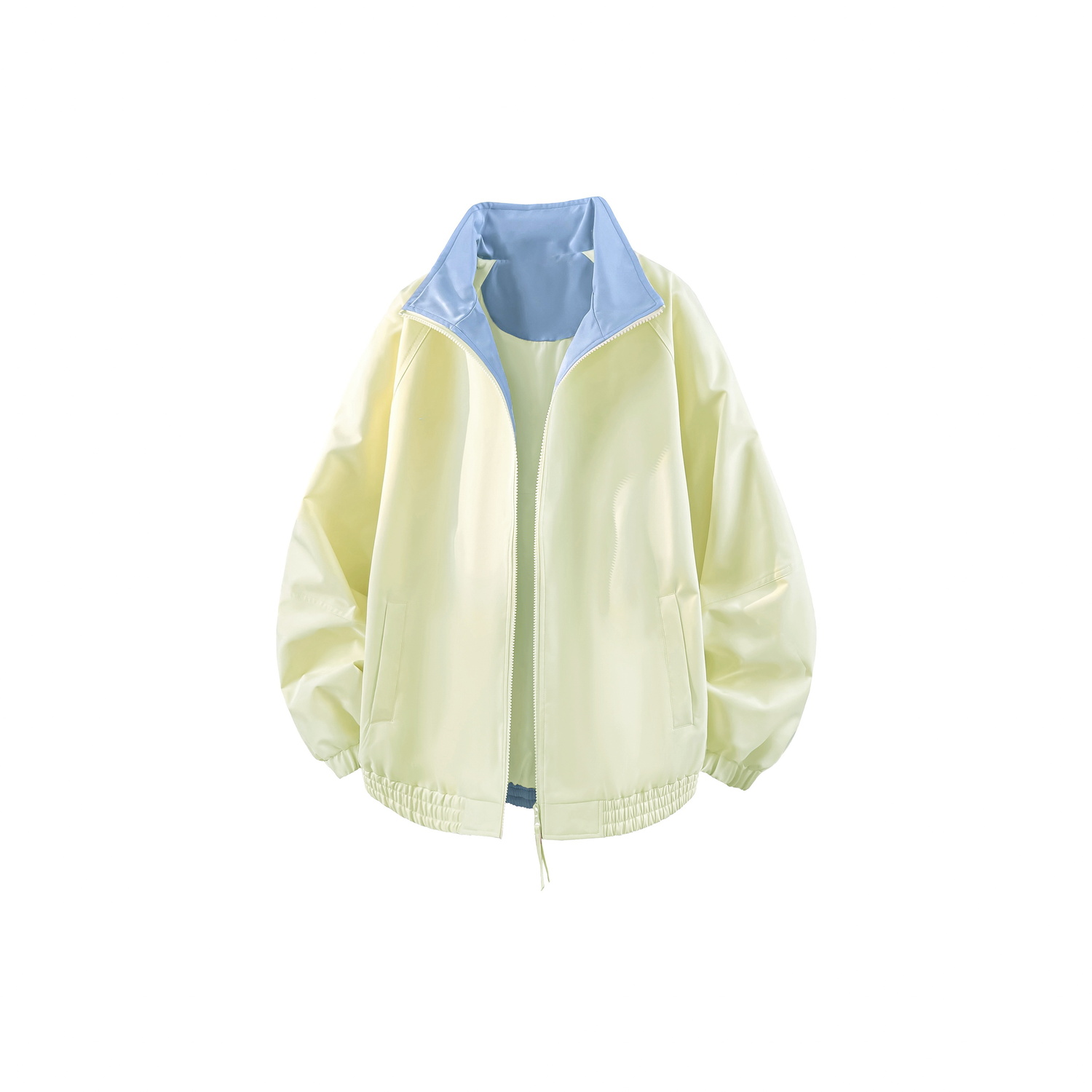 

Куртка-бейсболка Unisex из коллекции Riding The Wind Collection Open Ended Smiling WARRIOR, светло-желтый[color-blocking style]