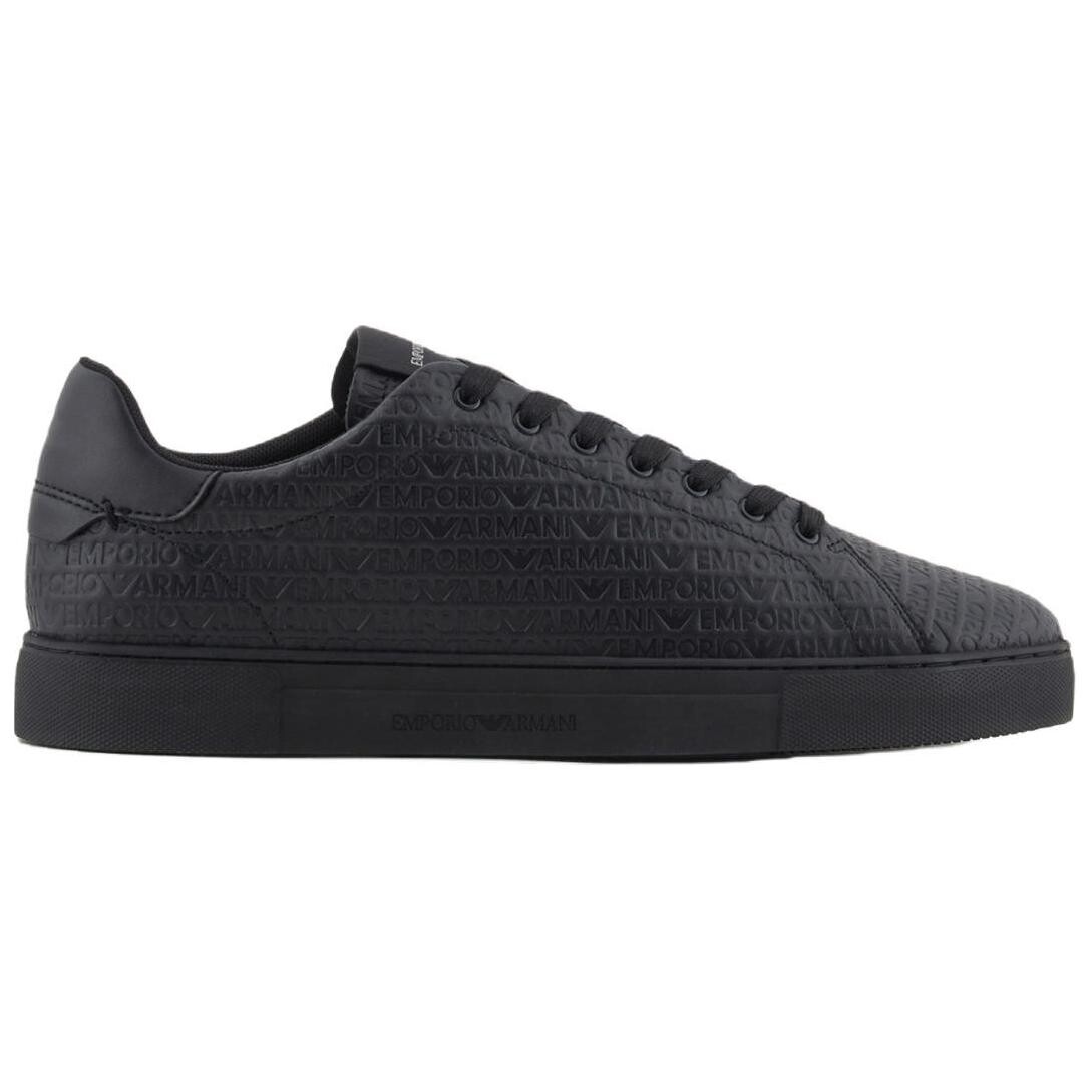 Кроссовки EMPORIO ARMANI Skateboarding Shoes Men Low-top Black, черный — фото 2