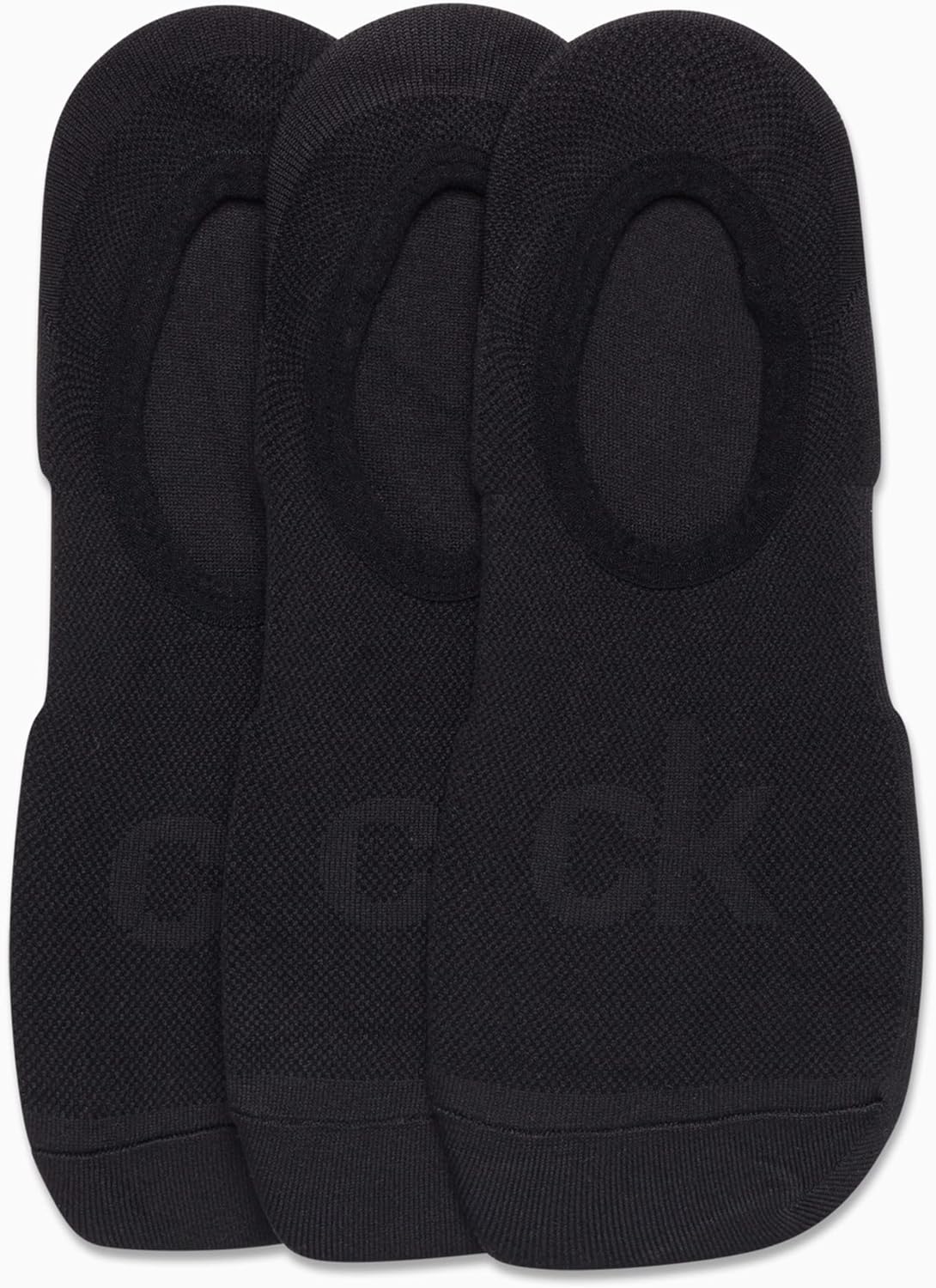 Женские носки Calvin Klein - легкие, с низкой посадкой (3 пары), Black — фото 4