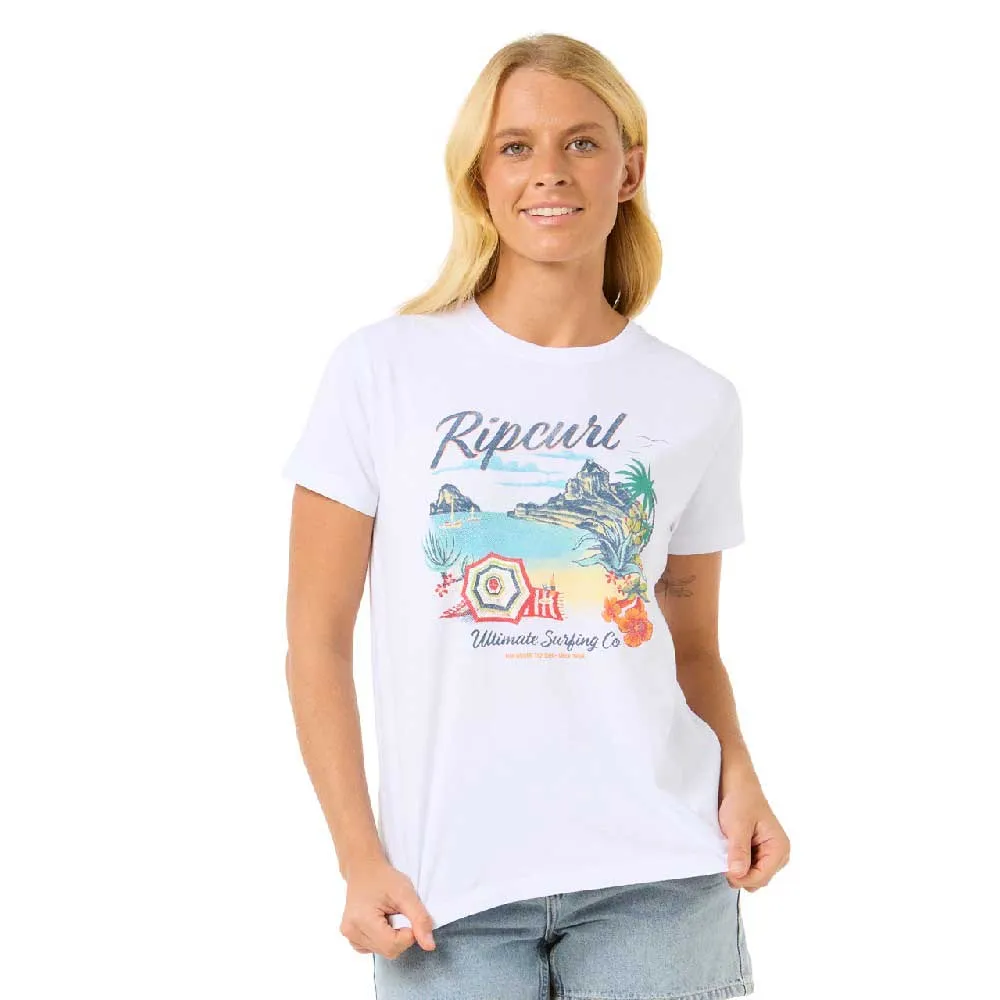 

Футболка с коротким рукавом Rip Curl Crystal Standard, белый