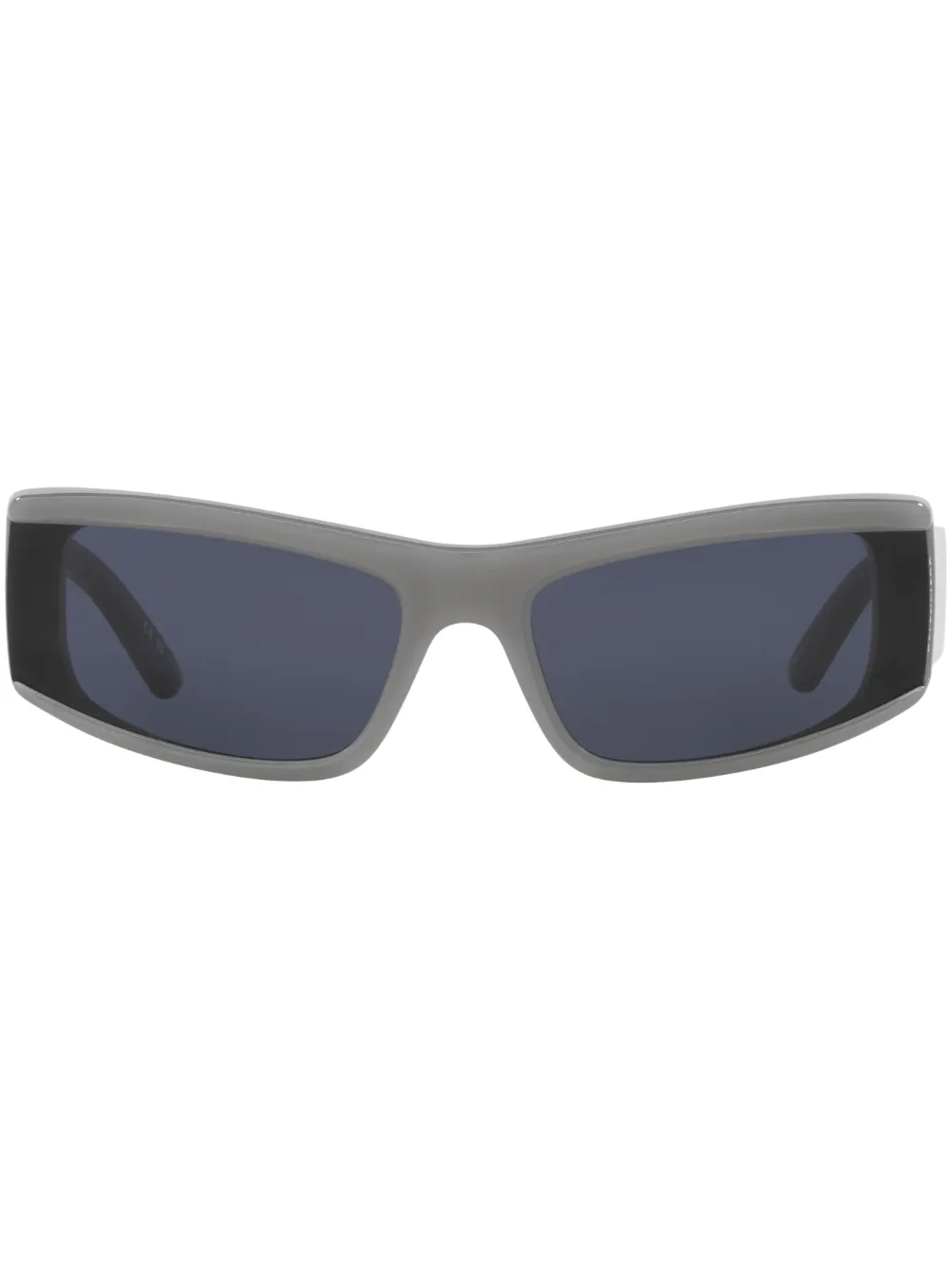 

Солнцезащитные очки в прямоугольной оправе Balenciaga Eyewear, серый