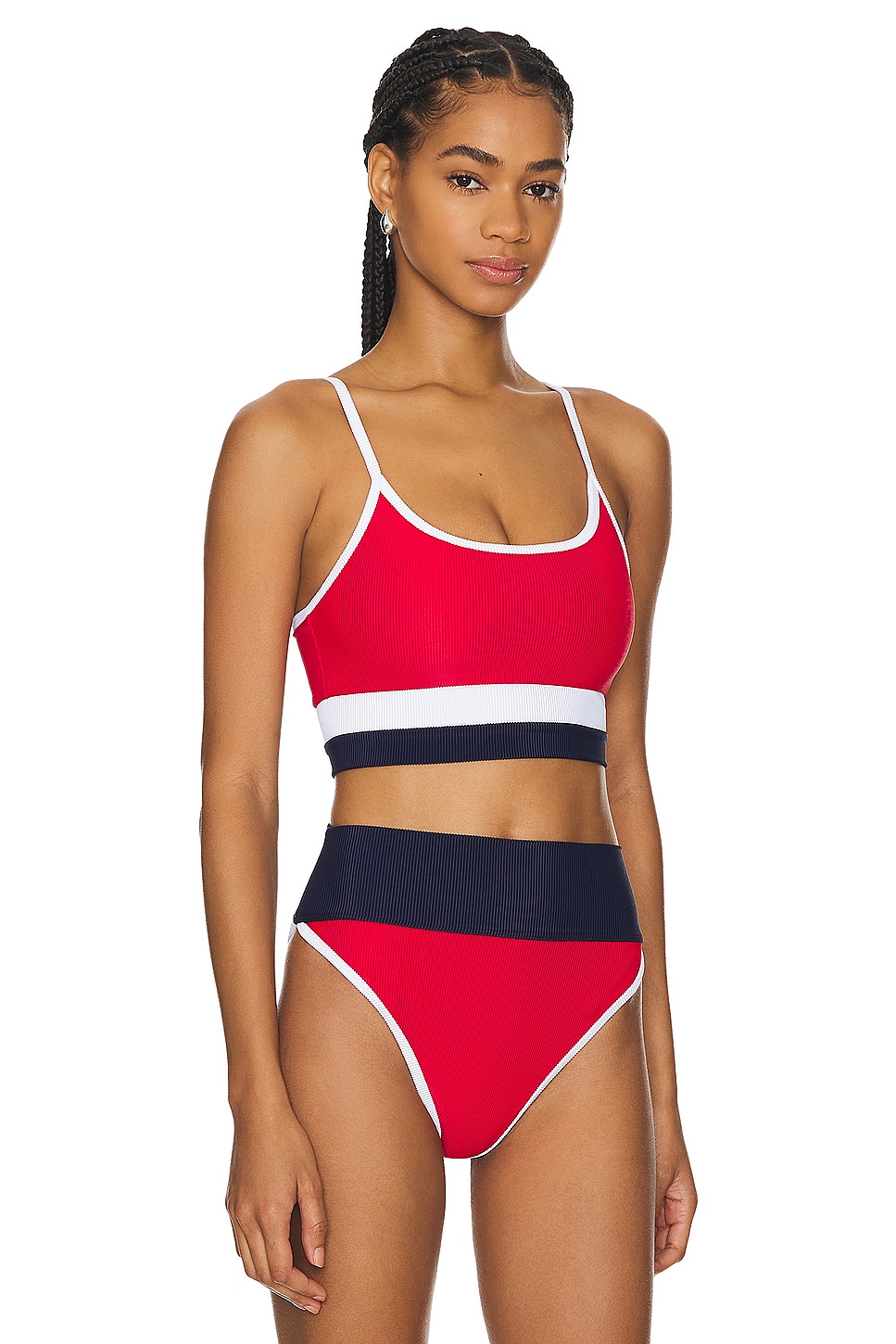 

Ева топ Beach Riot, цвет americana colorblock