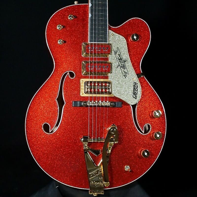 

Электрогитара Gretsch USA Custom Shop 6120 Chet Red Sparkle 3-PU Guitar